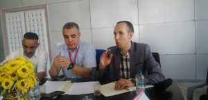 جريدة الاخبار 24 % - رجال الإعلام في لقاء تواصلي مع والي الأمن بمدينة تازة