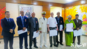 جريدة الاخبار 24 % - بمناسبة عيد العرش توشيح المنعم عنهم بأوسمة إستحقاق ملكية بعمالة تازة