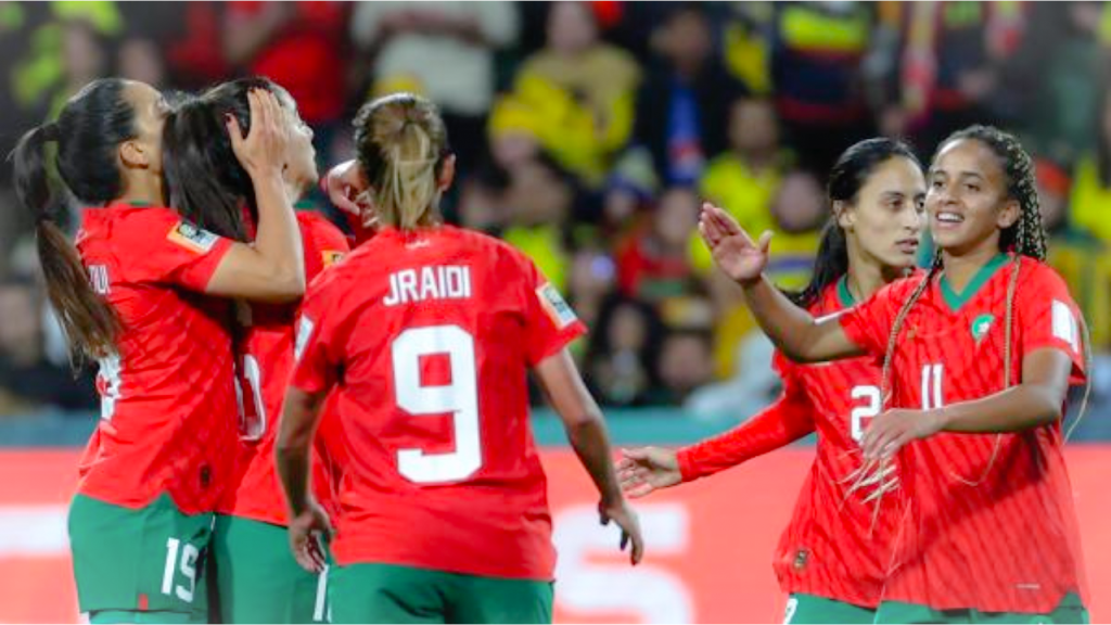جريدة الاخبار 24 % - فوز المنتخب المغربي للسيدات على نظيره الكولومبي ضمن منافسات كأس العالم