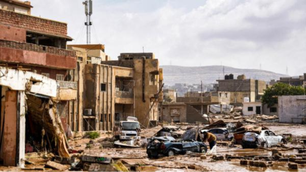 جريدة الاخبار 24 % - عاصفة دانيال خلفت آلاف الضحايا وعشرات الآلاف في عداد المفقودين في شرق ليبيا