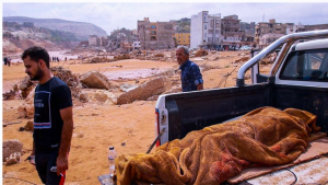 جريدة الاخبار 24 % - كارثة عاصفة دانيال في درنة ارتفاع عدد القتلى والمفقودين يثير القلق بليبيا