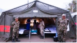 جريدة الاخبار 24 % - تأمين الصحة ودعم الرعاية الطبية النفسية في المستشفى الميداني بأسني بعد زلزال المغرب