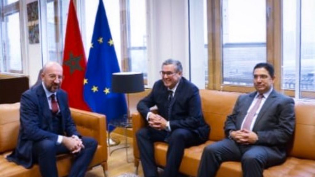 رئيس الحكومة المغربية ورئيس مجلس الاتحاد الأوروبي تعزيز الشراكة الأورو-مغربية في بروكسل - 2026 جريدة الاخبار 24 % - رئيس الحكومة المغربية ورئيس مجلس الاتحاد الأوروبي تعزيز الشراكة الأورو-مغربية في بروكسل