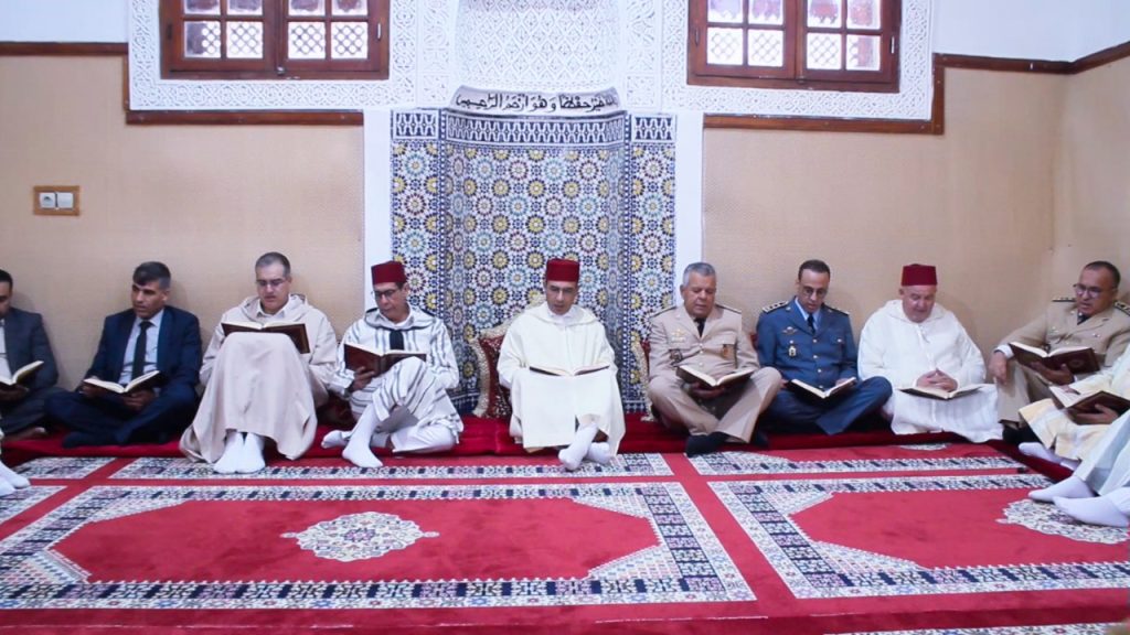 جريدة الاخبار 24 % - عامل الإقليم يترأس احتفال ديني لذكرى وفاة الملك الحسن الثاني بمسجد سيدي عزوز بتازة