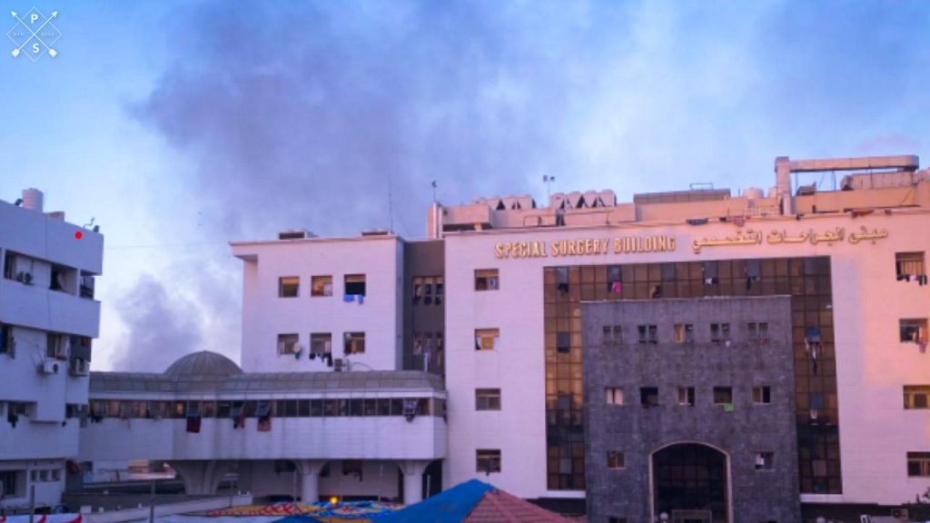 جريدة الاخبار 24 % - منظمة الصحة العالمية تفقد الاتصال بمستشفى الشفاء وتنبه بنقص الامدادات الطبية والغدائية بقطاع غزة