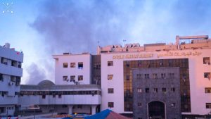 جريدة الاخبار 24 % - منظمة الصحة العالمية تفقد الاتصال بمستشفى الشفاء وتنبه بنقص الامدادات الطبية والغدائية بقطاع غزة