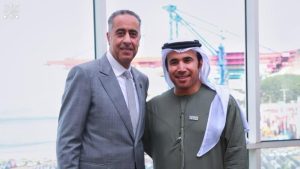 جريدة الاخبار 24 % - رئيس الأنتربول وقادة أجهزة الأمن العرب يزورون طنجة المتوسط