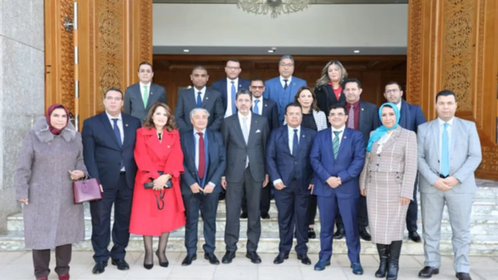 رئيس المجلس الأعلى للسلطة القضائية يستقبل مكتب الودادية الحسنية للقضاة بعد تجديد هياكلها