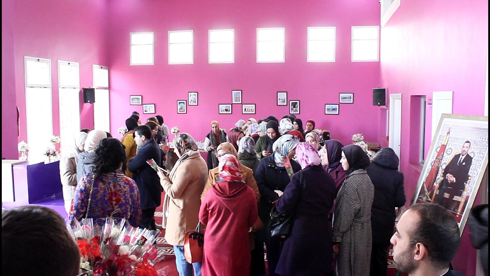 جريدة الاخبار 24 % - الاحتفاء باليوم العالمي للمرأة بقاعة مسرح تازة العليا