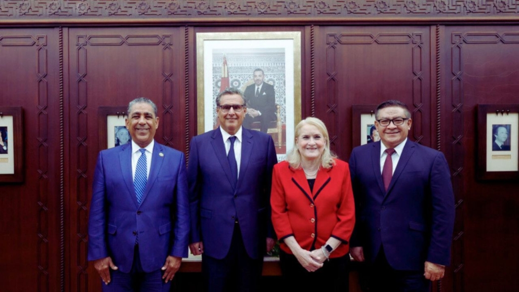 جريدة الاخبار 24 % - رئيس الحكومة المغربية يستقبل وفدا من الكونغرس الأمريكي