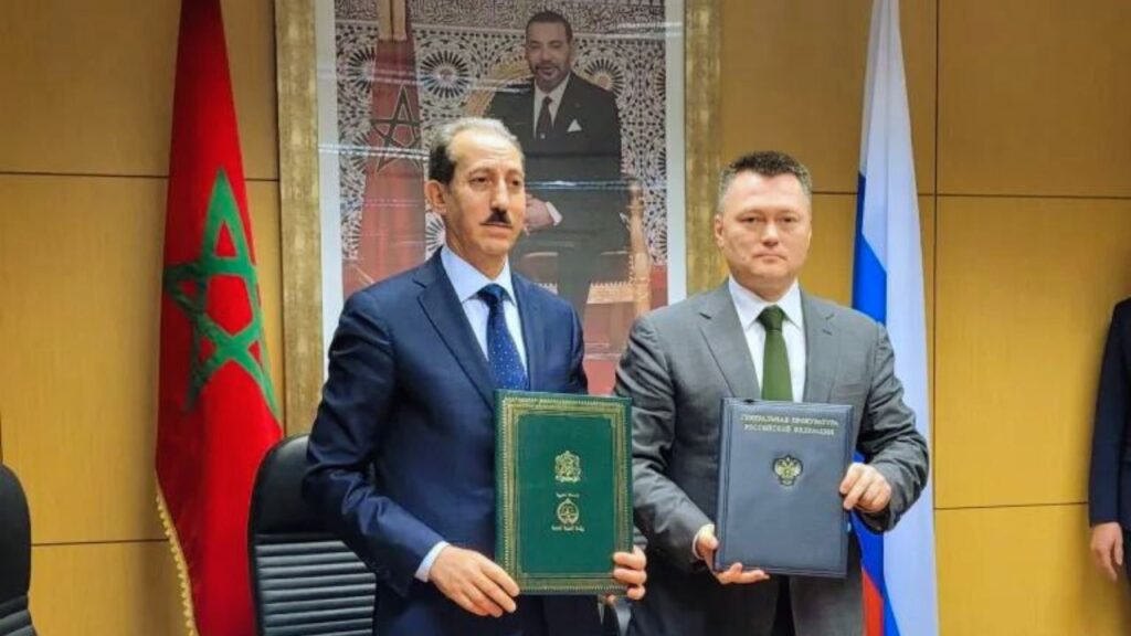 جريدة الاخبار 24 % - رئيس النيابة العامة يوقع مذكرة تعاون مع روسيا الاتحادية لتعزيز التعاون القضائي