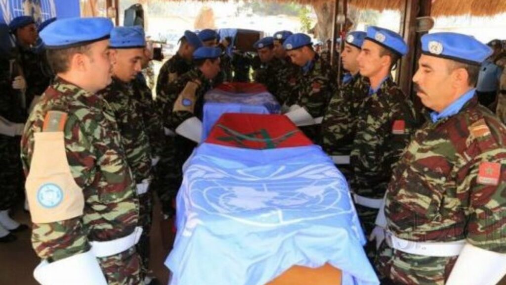 جريدة الاخبار 24 % - الأمم المتحدة تكرم حفظة السلام وتحتفي بثلاثة جنود مغاربة استشهدوا بأفريقيا الوسطى