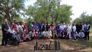 جريدة الاخبار 24 % - جمعية المنارات الإيكولوجية تختتم فعالية بيئية جماعية بالغابة الحضرية الساكنية القنيطرة