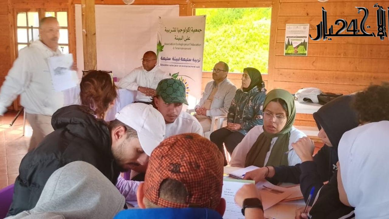 جريدة الاخبار 24 % - دورة تكوينية لمؤطري المخيمات التربوية حول الساحل المستدام للمخيمات الصيفية بالقنيطرة