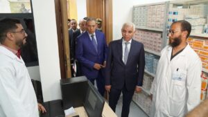 جريدة الاخبار 24 % - وزير الصحة يعطي انطلاقة خدمات لمراكز صحية جديدة بجهة العيون