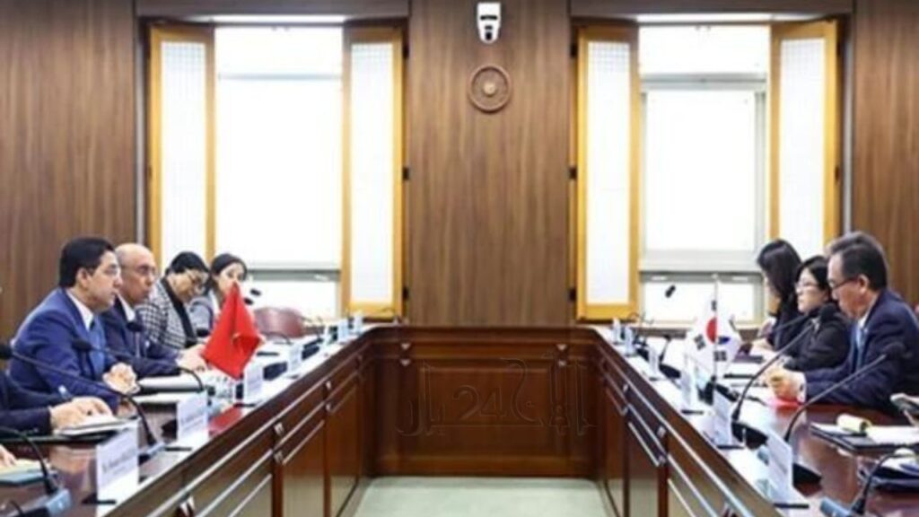 جريدة الاخبار 24 % - المغرب وكوريا يوقعان بيانا لإطلاق مباحثات شراكة تجارية واستثمارية