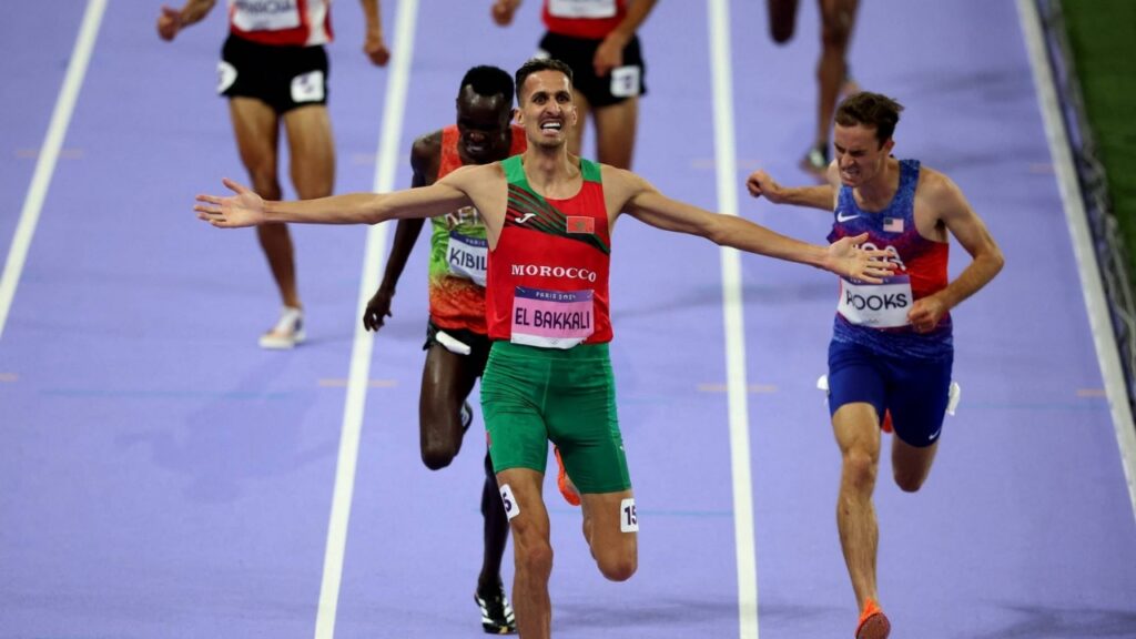 جريدة الاخبار 24 % - العداء سفيان البقالي يواصل التألق الأولمبي بفوزه بذهبية في باريس