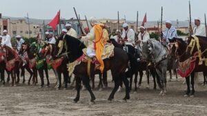 جريدة الاخبار 24 % - مهرجان التراث والفروسية احتفاءا بالروح الوطنية بواد امليل إقليم تازة