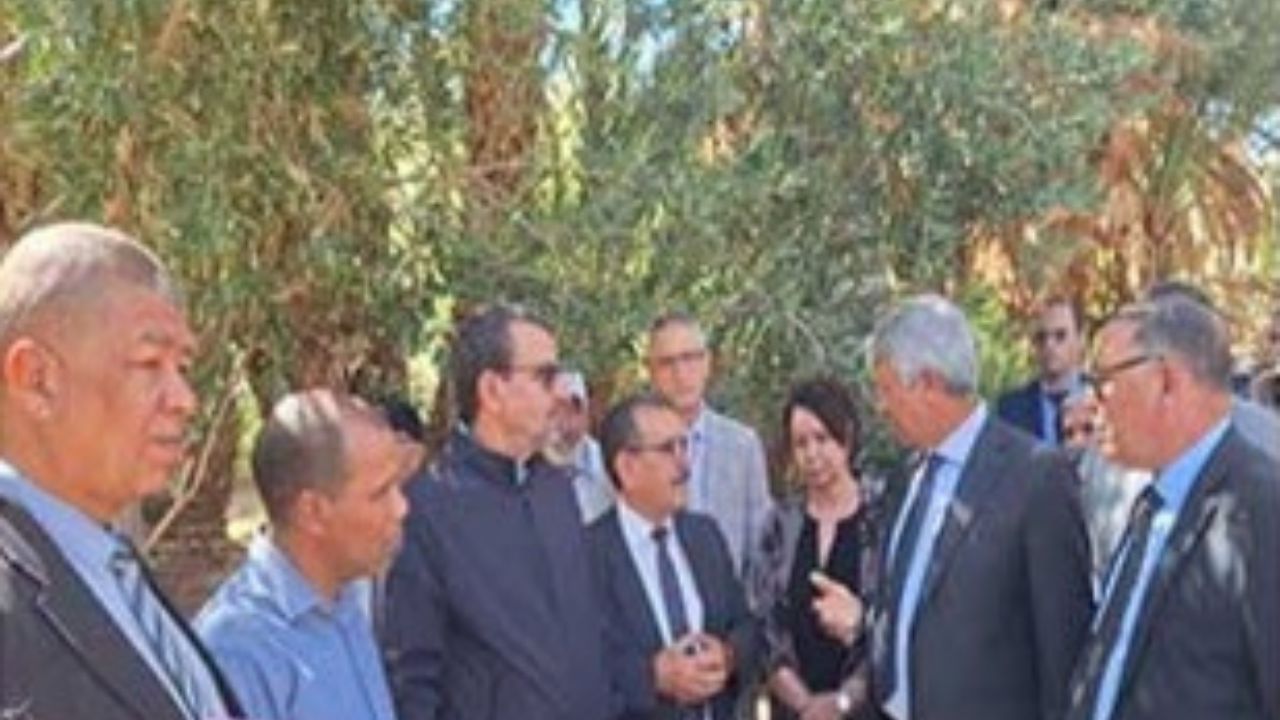 جريدة الاخبار 24 % - زيارة ميدانية لوزير الفلاحة لتقييم آثار الفيضانات واطلاق برنامج عمل إصلاح البنية الفلاحية
