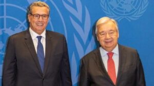 جريدة الاخبار 24 % - لقاء رئيس الحكومة عزيز أخنوش وغوتيريش بنيويورك خطوة لتجديد الالتزام بالتعددية الدولية