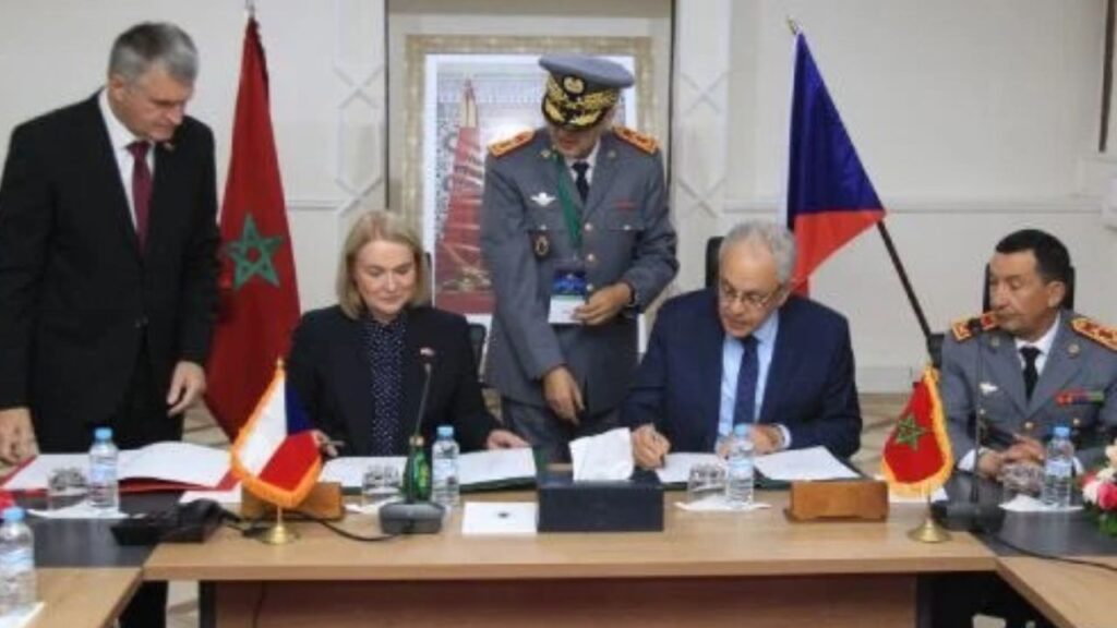 جريدة الاخبار 24 % - التعاون العسكري بين المغرب وجمهوريتي التشيك أذربيجان