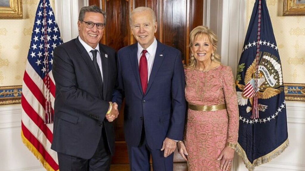 جريدة الاخبار 24 % - جو بايدن يستقبل رئيس الحكومة المغربية عزيز أخنوش بنيويورك