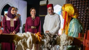 جريدة الاخبار 24 % - الأميرة للا حسناء والشيخة المياسة تستكشفان تراث المغرب بالدوحة