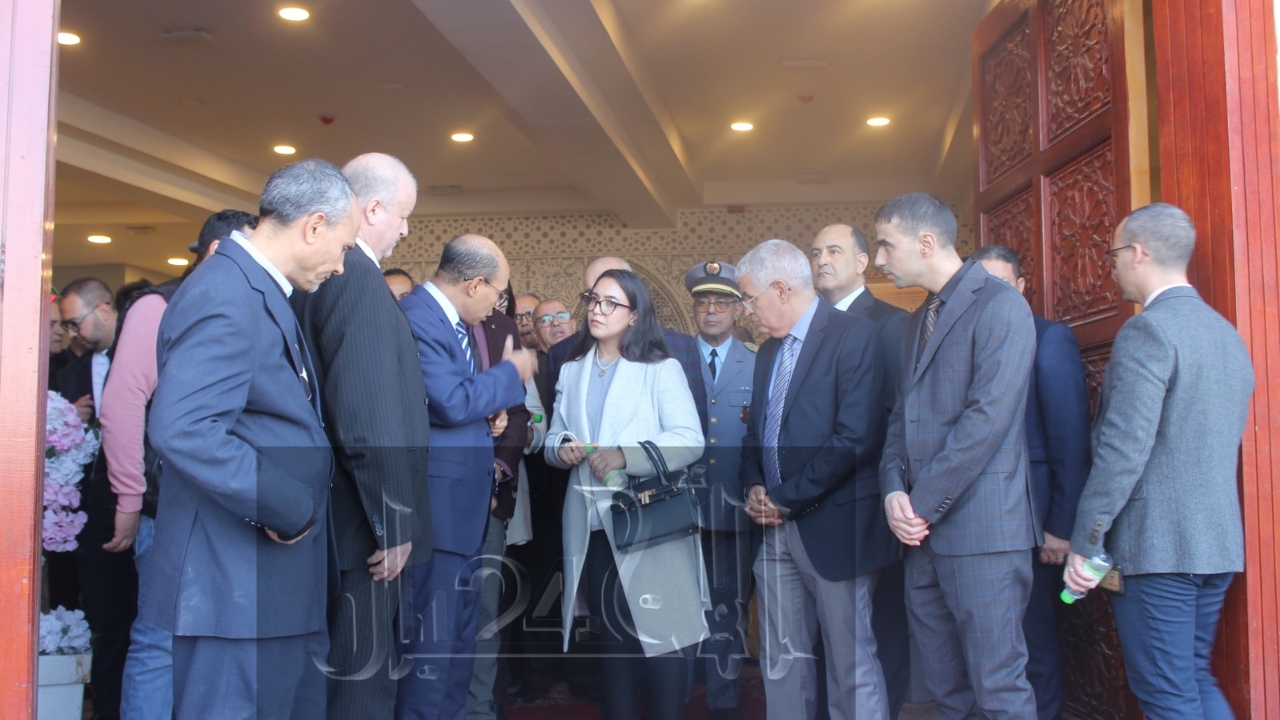 جريدة الاخبار 24 % - تدشين قيسارية الطرافين الوقفية إنجاز يجسد التنمية المستدامة بتازة العليا