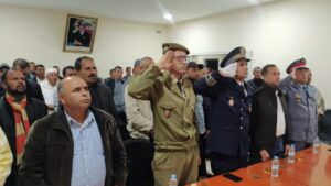 جريدة الاخبار 24 % - مراسيم الإنصات للخطاب الملكي السامي بمناسبة الذكرى 49 للمسيرة الخضراء