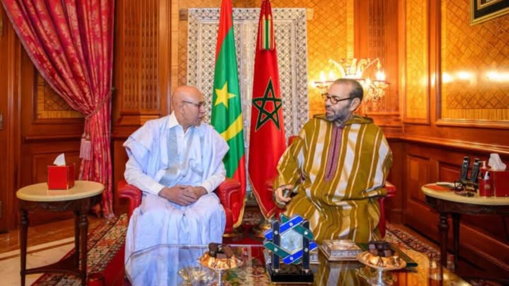 جريدة الاخبار 24 % - جلالة الملك محمد السادس يستقبل رئيس الجمهورية الإسلامية الموريتانية