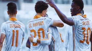 جريدة الاخبار 24 % - فريق نهضة بركان يحقق فوزا ويعتلي صدارة المجموعة الثانية بكأس الكونفدرالية