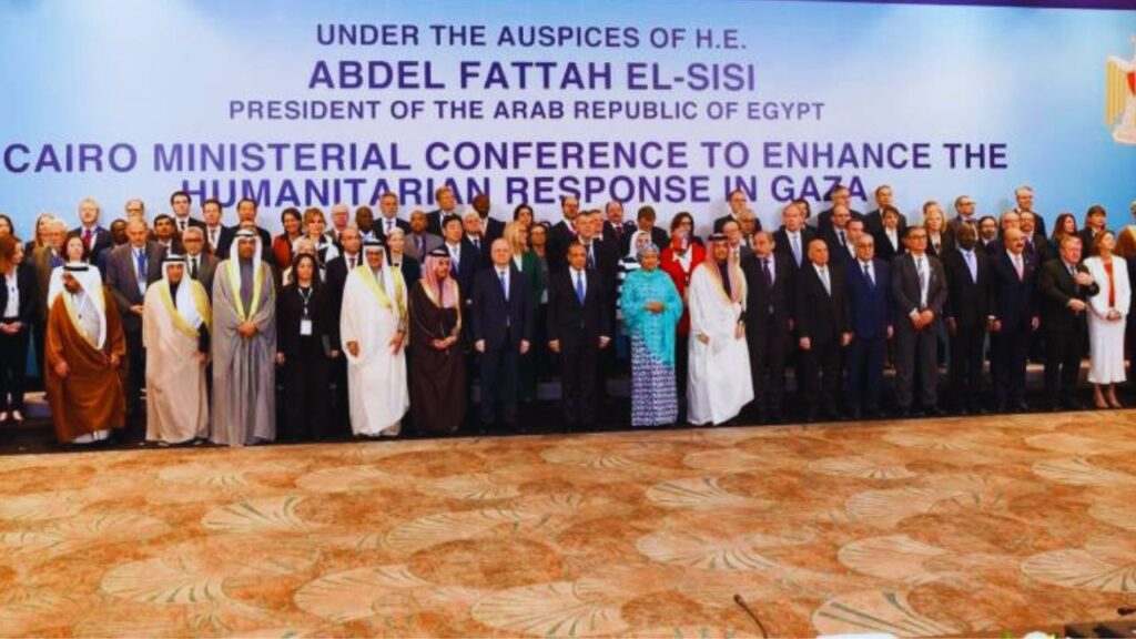 جريدة الاخبار 24 % - مؤتمر القاهرة رسالة أمل للمجتمع الدولي لإحياء السلام بالشرق الأوسط