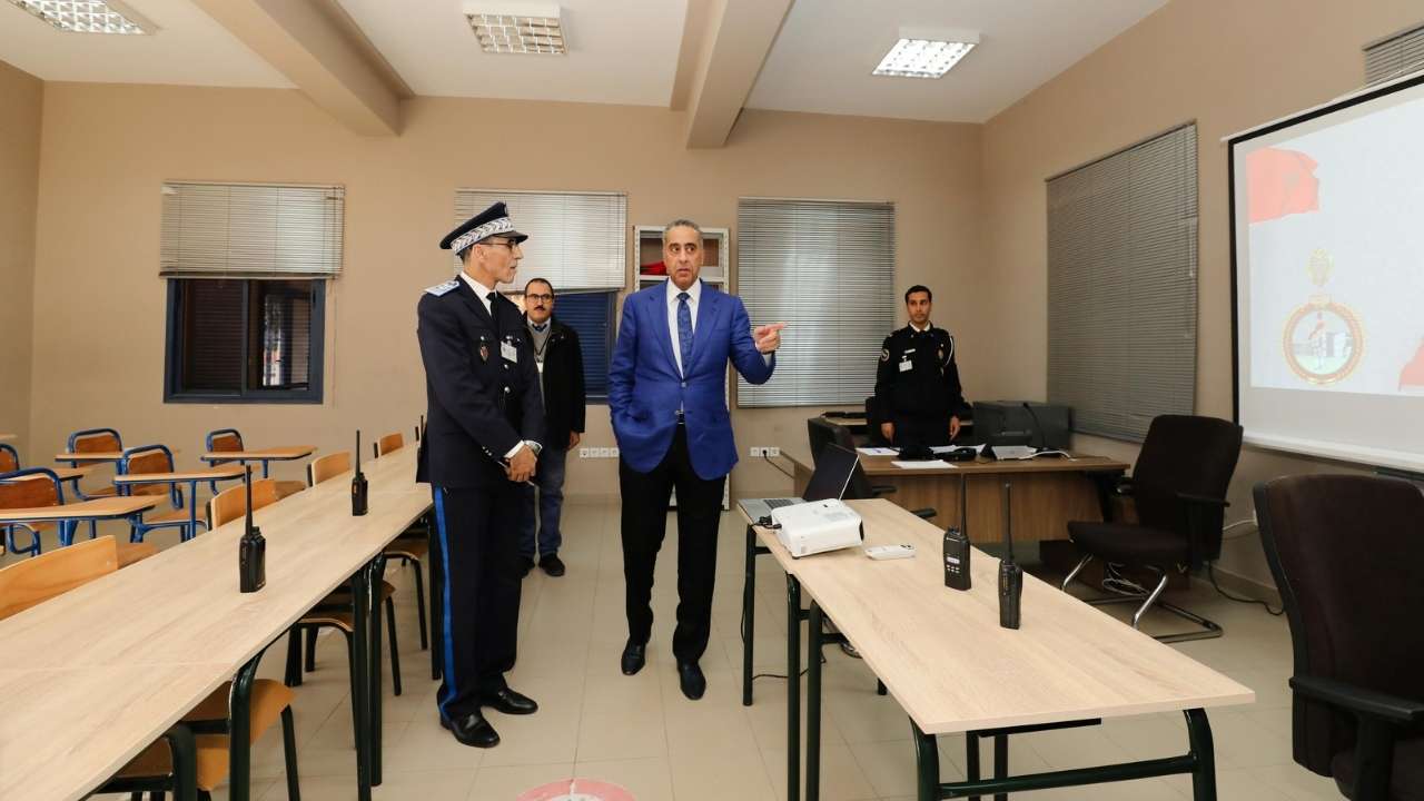 جريدة الاخبار 24 % - افتتاح مدرسة تكوين حراس الأمن بمراكش رؤية استراتيجية لتكوين الشرطي