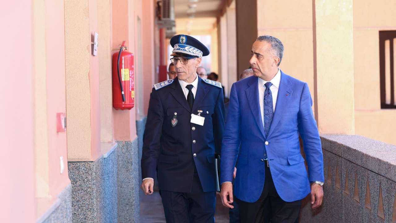 جريدة الاخبار 24 % - افتتاح مدرسة تكوين حراس الأمن بمراكش رؤية استراتيجية لتكوين الشرطي