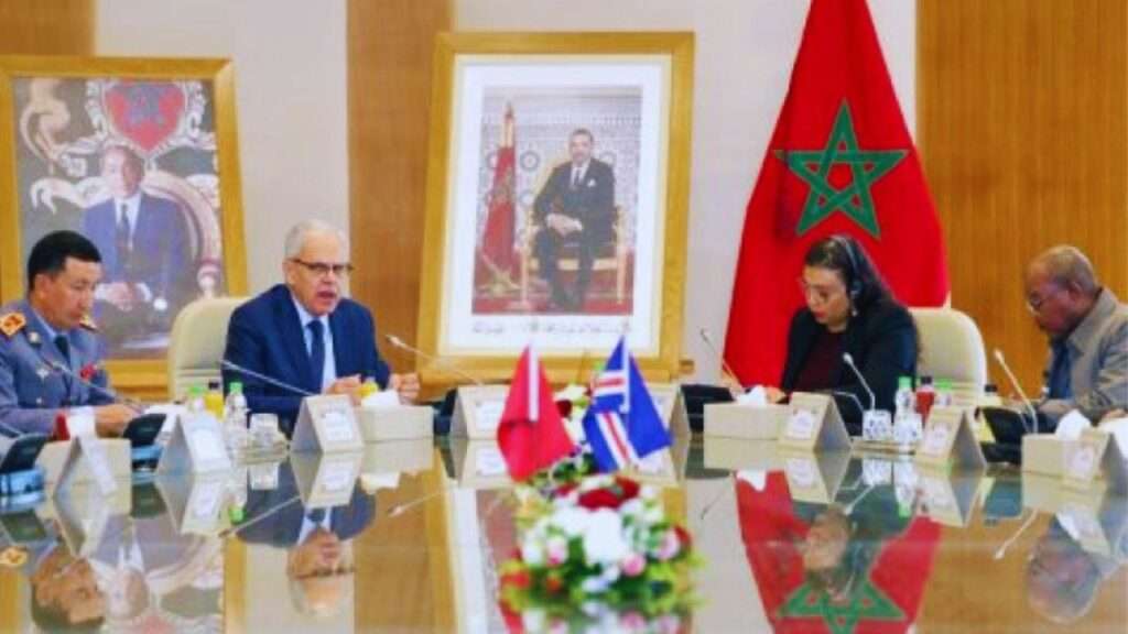 جريدة الاخبار 24 % - عبد اللطيف لوديي يستقبل وزيرة الدفاع ووفد رفيع المستوى من الرأس الأخضر