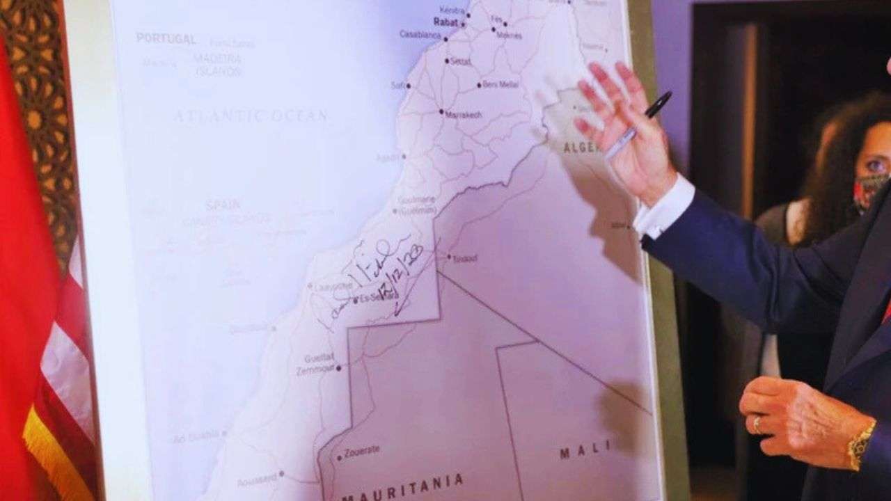 جريدة الاخبار 24 % - نشر الخريطة المغربية رسالة قوية من وكالة الاستخبارات المركزية الأمريكية