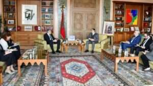 جريدة الاخبار 24 % - وزير الشؤون الخارجية يتباحث مع الأمين العام لمنظمة السياحة العالمية بالرباط