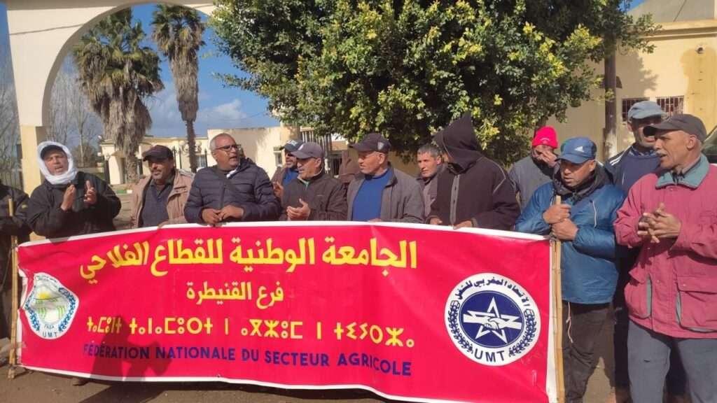 وقفة احتجاجية لفلاحي جماعة سيدي الكامل إقليم سيدي قاسم - 2025 جريدة الاخبار 24 % - وقفة احتجاجية لفلاحي جماعة سيدي الكامل إقليم سيدي قاسم
