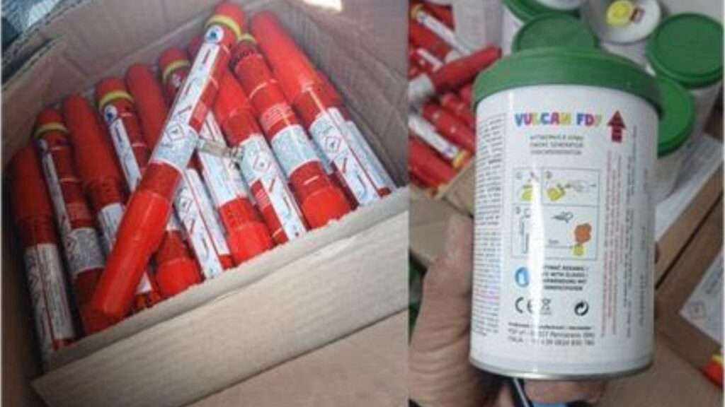 إحباط محاولة تهريب المفرقعات والشهب النارية بميناء طنجة - 2025 جريدة الاخبار 24 % - إحباط محاولة تهريب المفرقعات والشهب النارية بميناء طنجة