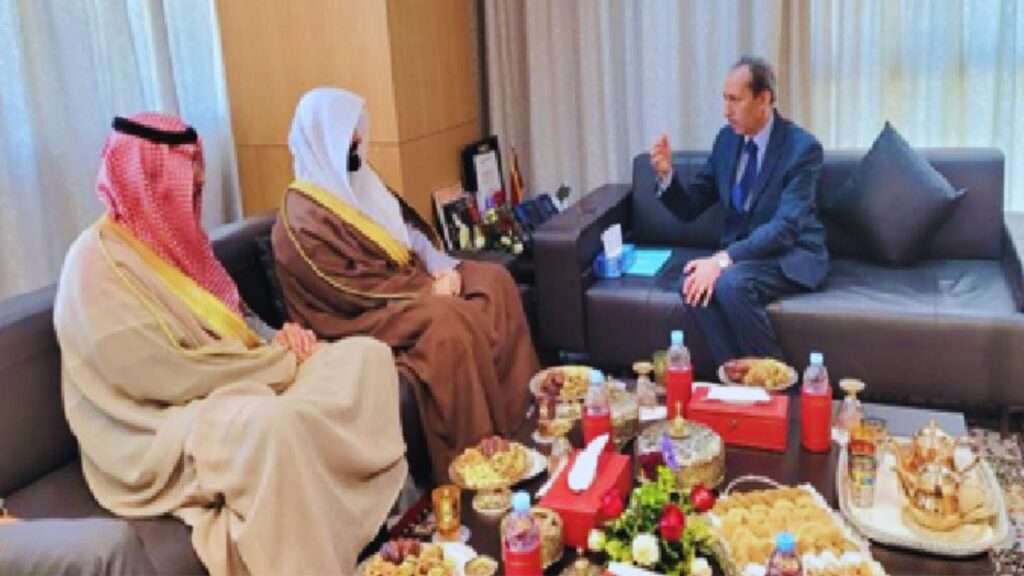 جريدة الاخبار 24 % - رئيس النيابة العامة يستقبل رئيس ديوان المظالم السعودي للتعاون القضائي