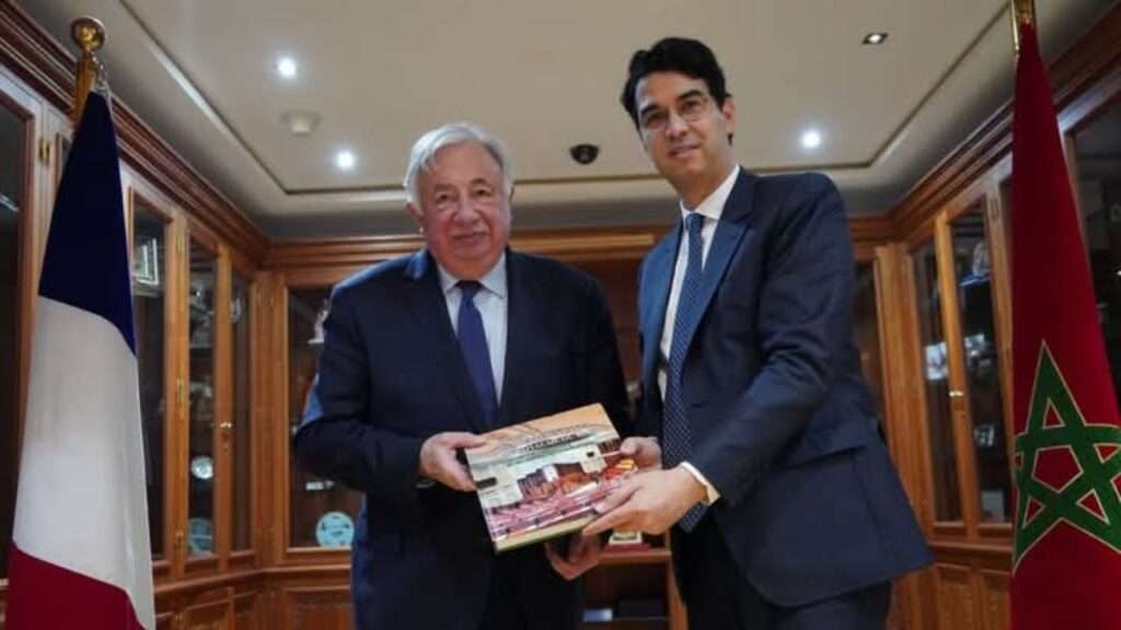 جريدة الاخبار 24 % - زيارة رئيس مجلس الشيوخ الفرنسي لمناقشة سبل التعاون مع نائب رئيس مجلس النواب