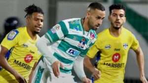 جريدة الاخبار 24 % - فريق الرجاء الرياضي يحقق فوزا على مضيفه فريق شباب السوالم