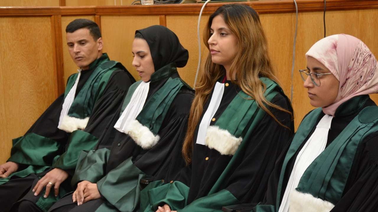 جريدة الاخبار 24 % - مراسم تنصيب قضاة جدد بالمحكمة الابتدائية بتازة