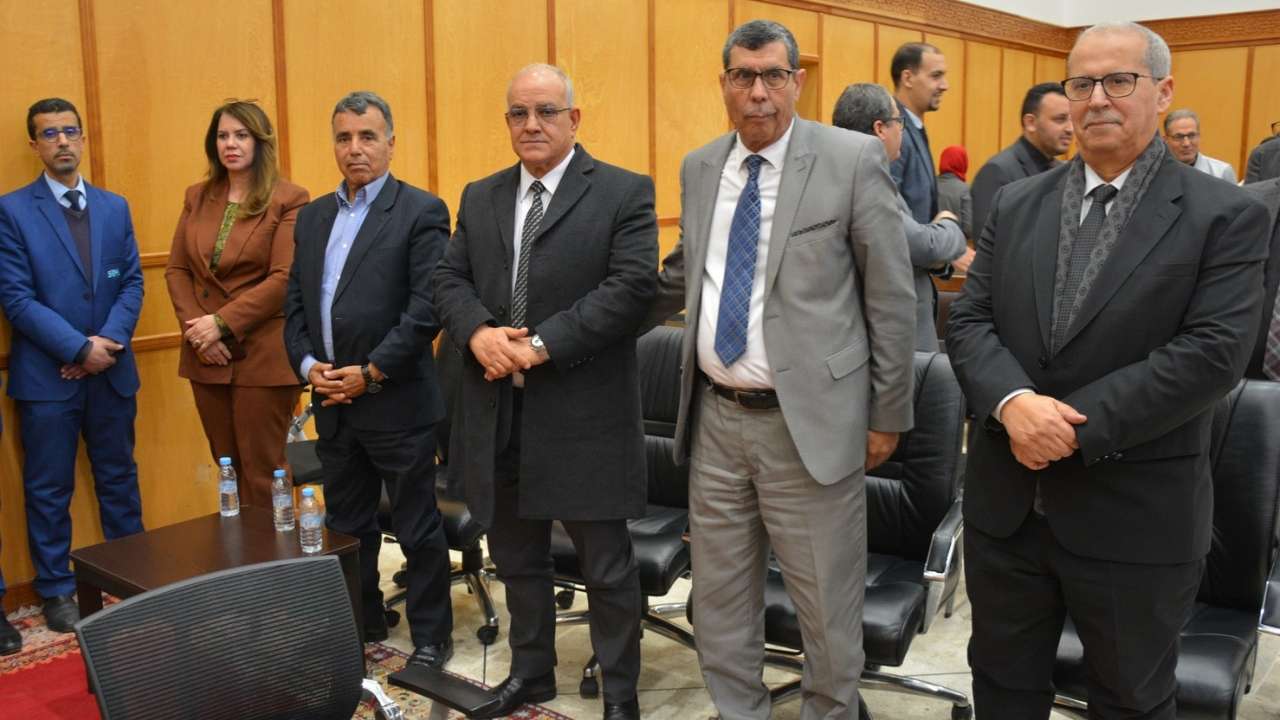 جريدة الاخبار 24 % - مراسم تنصيب قضاة جدد بالمحكمة الابتدائية بتازة