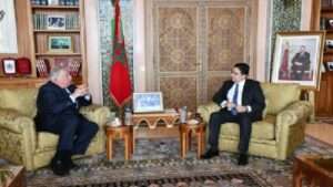 جريدة الاخبار 24 % - وزير الخارجية المغربي يستضيف رئيس مجلس الشيوخ الفرنسي في الرباط