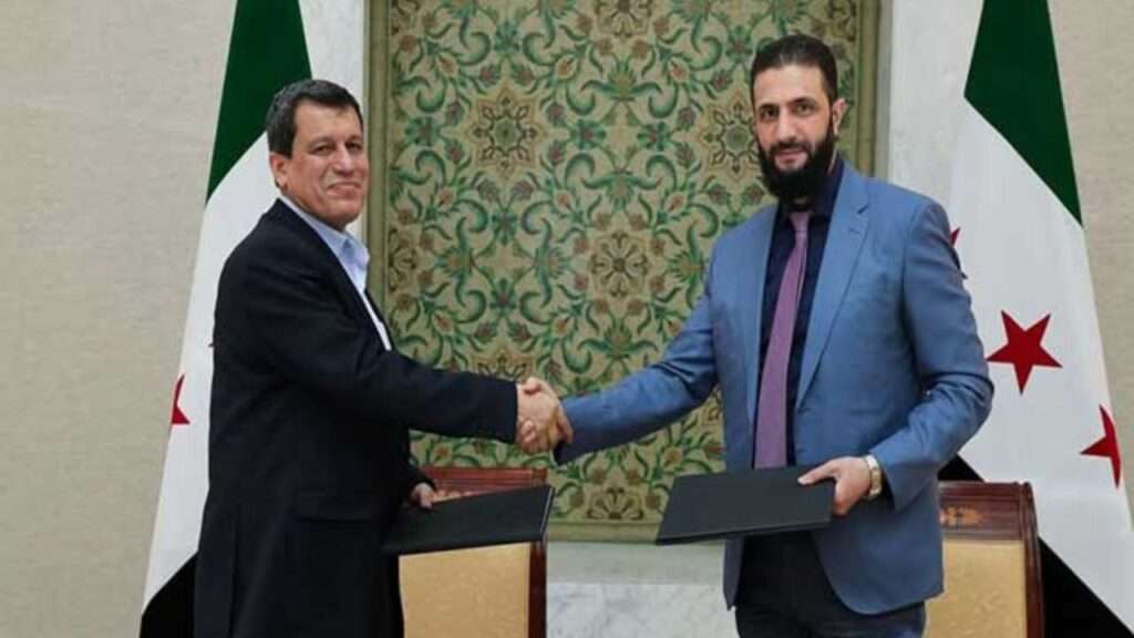 جريدة الاخبار 24 % - اتفاق تاريخي دمج قوات سوريا الديمقراطية لتعزيز وحدة الدولة السورية