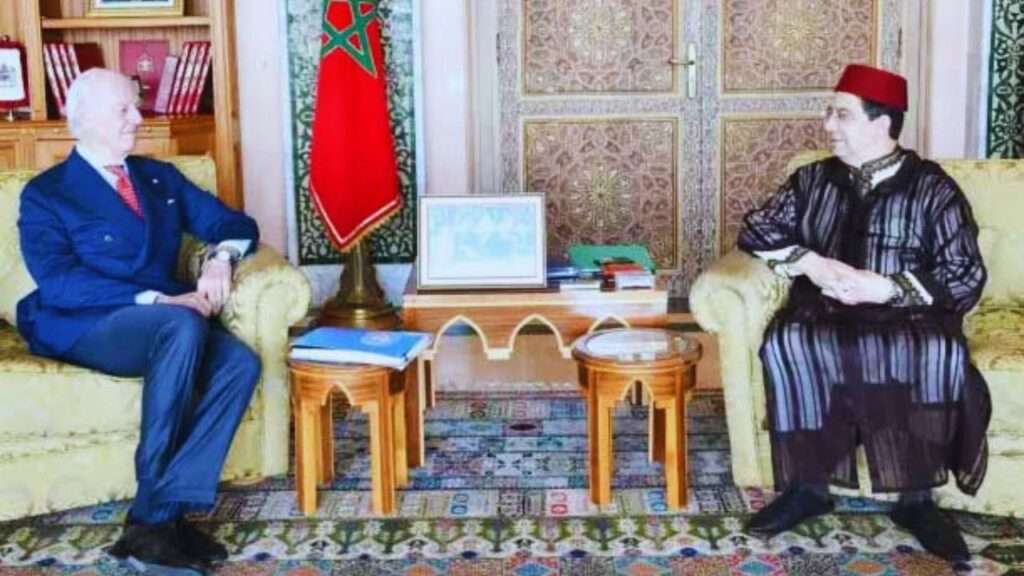 جريدة الاخبار 24 % - بوريطة يستقبل دي ميستورا المبعوث الشخصي للأمين العام للأمم المتحدة للصحراء المغربية