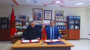 جريدة الاخبار 24 % - توقيع اتفاقية شراكة لتجويد التعليم لنزلاء المؤسسة السجنية بتازة