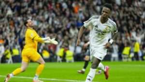 جريدة الاخبار 24 % - ريال مدريد يحقق فوزا صعبا على رايو فاليكانو