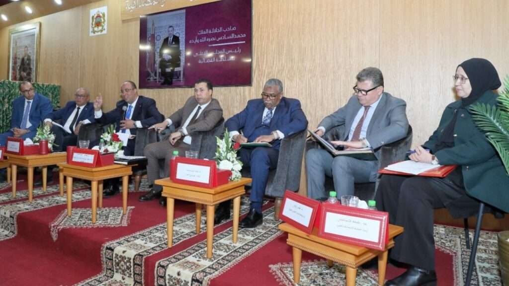 جريدة الاخبار 24 % - الحكامة القضائية رؤية لعدالة أسرع برواق المجلس الأعلى بمعرض الكتاب الرباط